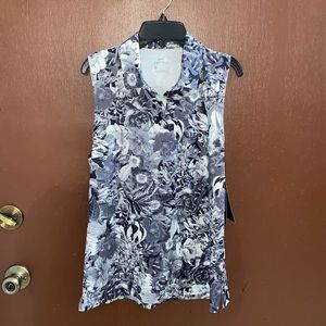 Nike Dry Fit Sleeveless Collard Shirt Size Small